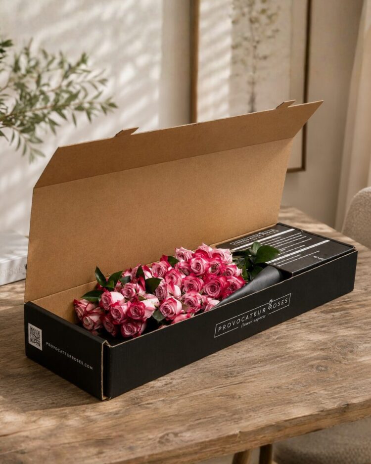 Rosas Frescas en Caja Royal