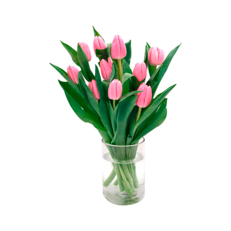 Ramo de tulipanes rosa