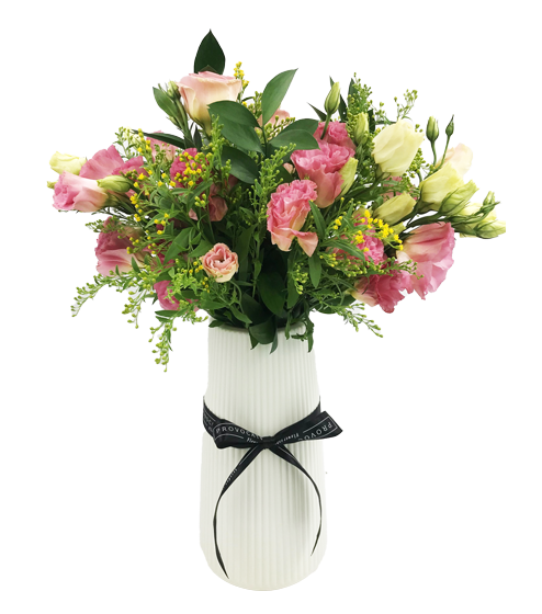 Ocher Lisianthus Bouquet