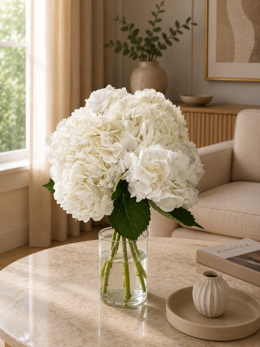 Ramo de hortensias