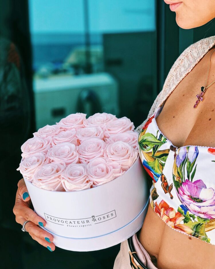 Rosas Eternas Pink Blush (22cm)