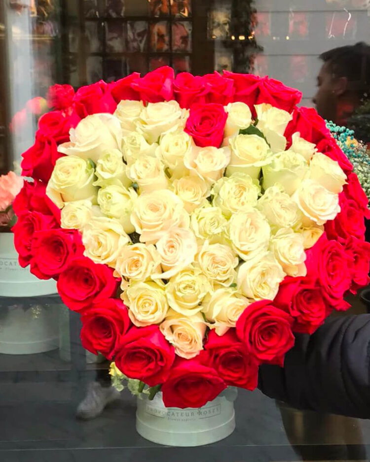 Heart premium roses bouquet
