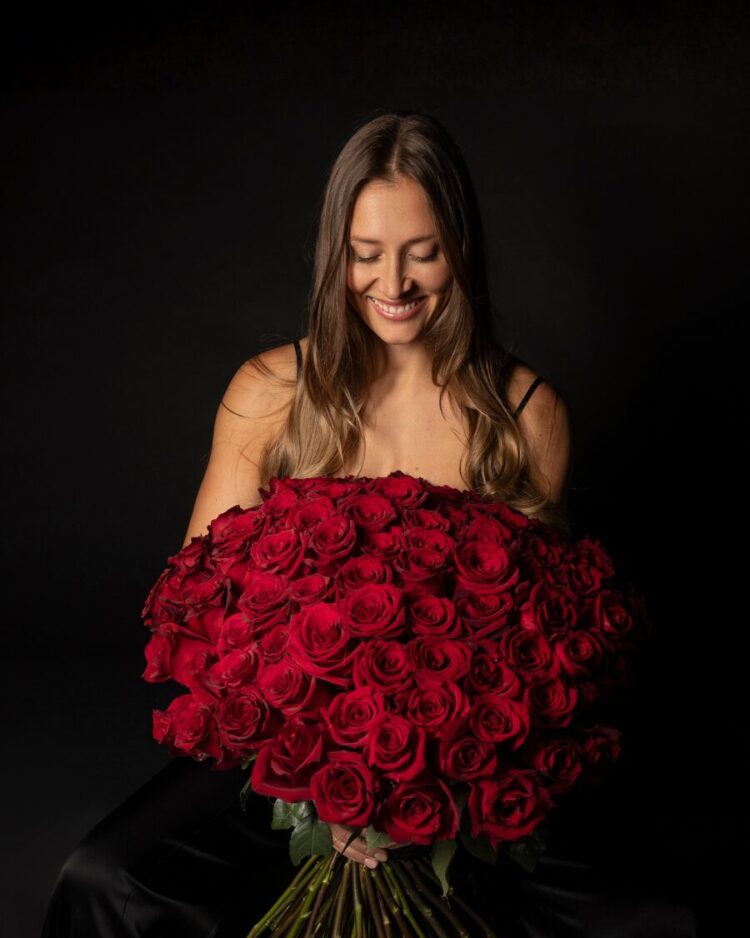 50 Rosas Rojas Premium