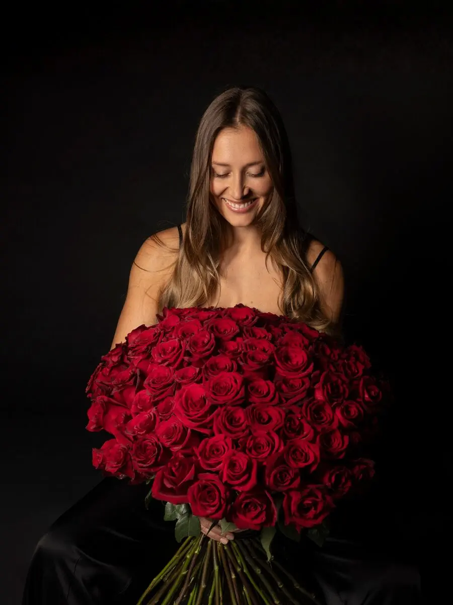 50 Premium Red Roses