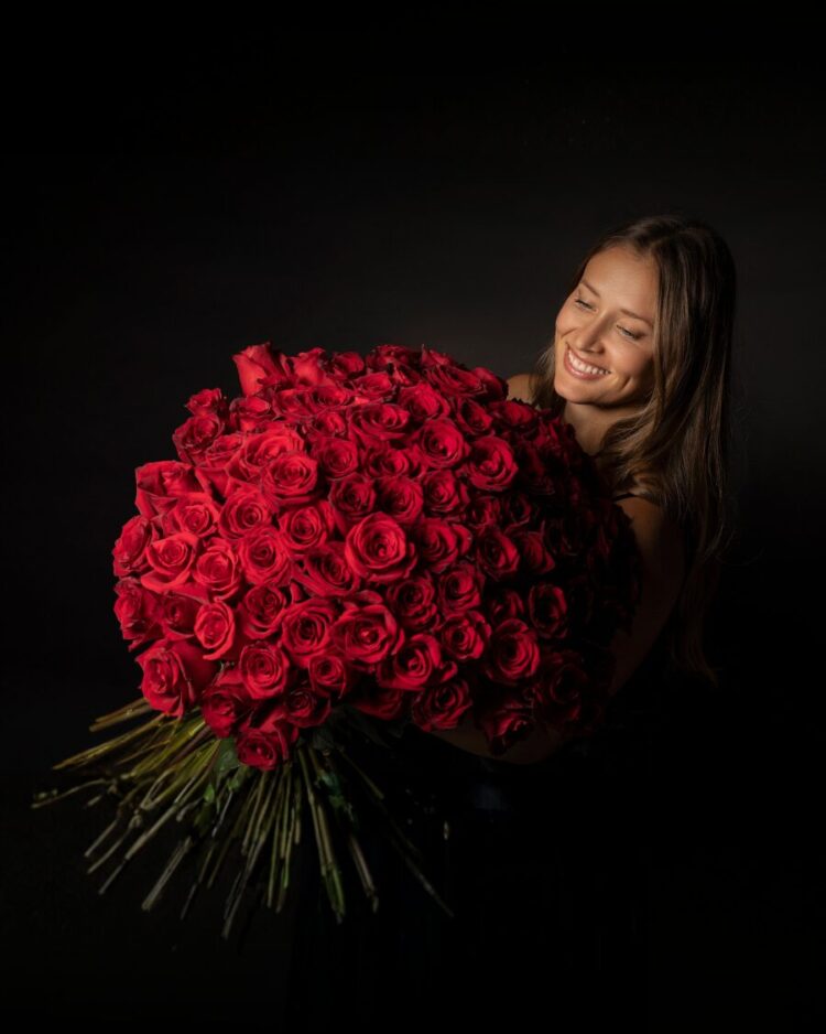 100 Rosas Rojas Premium