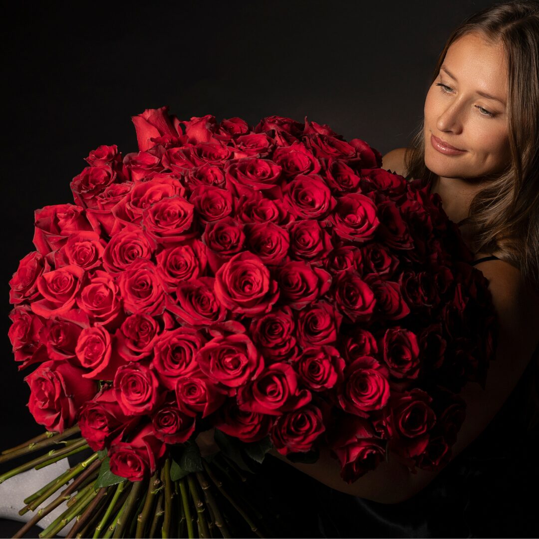 100 Rosas Rojas Premium