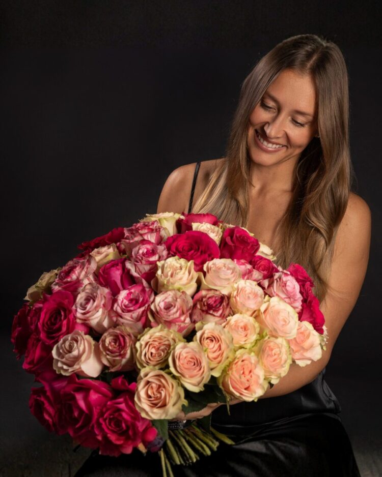 Sweet love bouquet (75 Rosas)