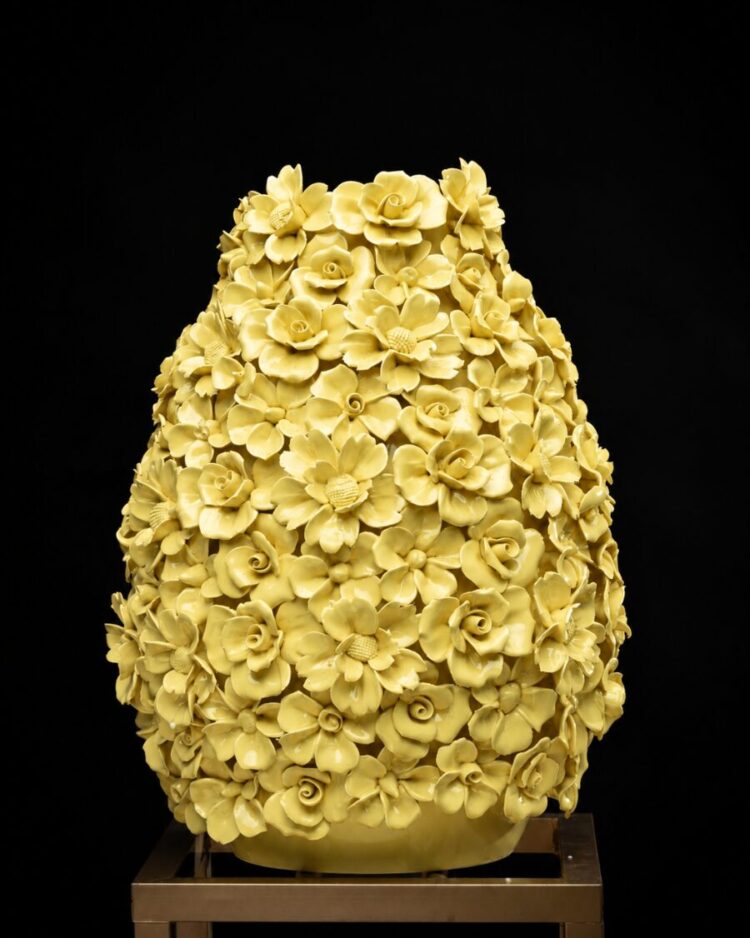 Jarrón Fleurit Amarillo