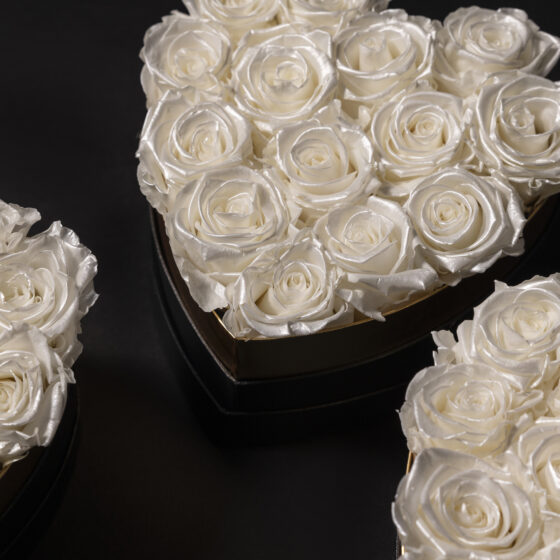 White pearl Infinite Sweet Heart Box - Imagen 5