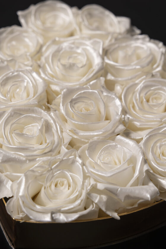 White pearl Infinite Sweet Heart Box - Imagen 3