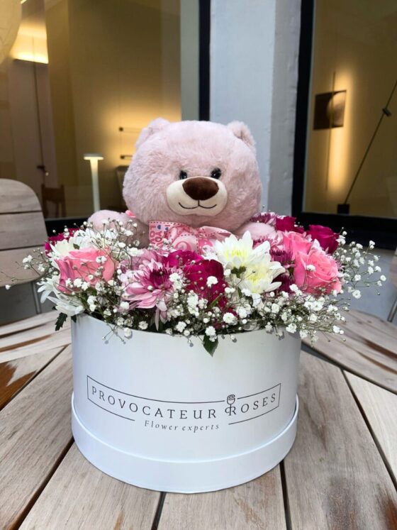 Flowers with Spring Teddy