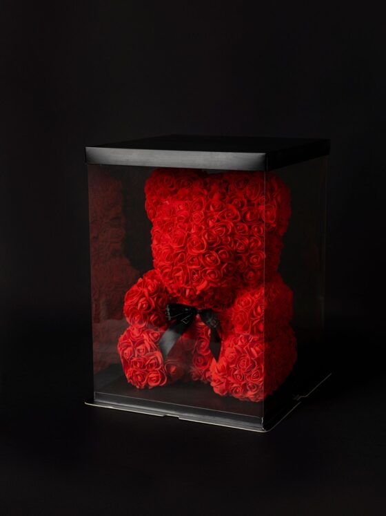 Flower Teddy Rojo (40 cm)