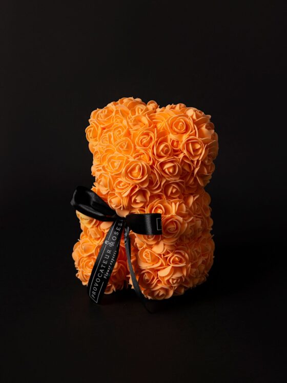 Flower Teddy Naranja (25 cm)