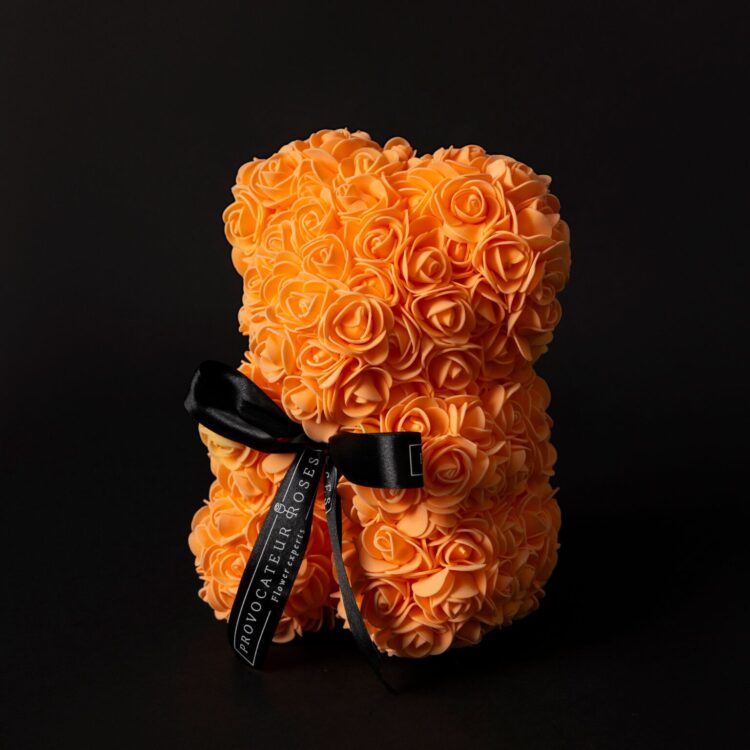 Flower Teddy Naranja (25 cm)