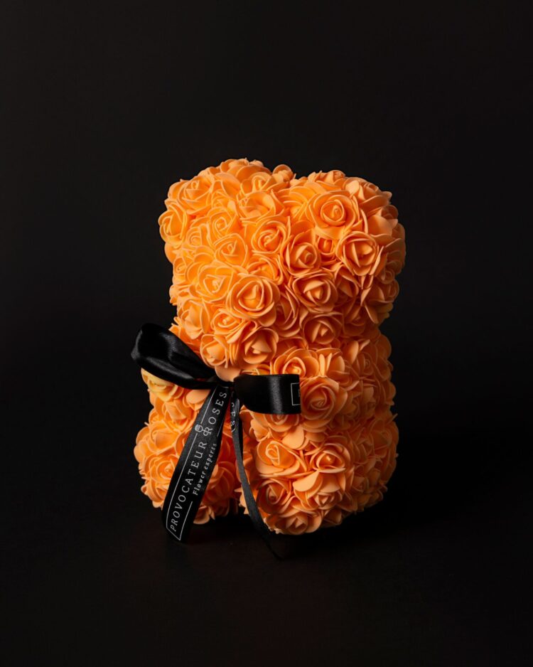 Flower Teddy Naranja (25 cm)