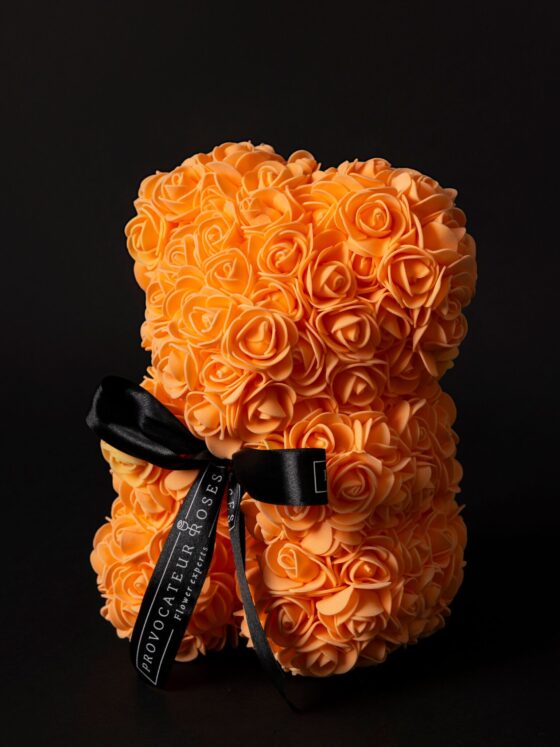 Flower Teddy Naranja (25 cm) - Imagen 2