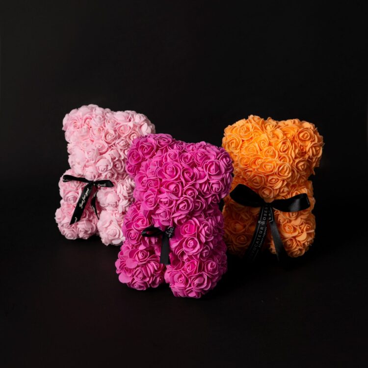 Flower Teddy (25cm)