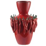 Jarrón Hot Pepper de Cerámica Roja +150,00€
