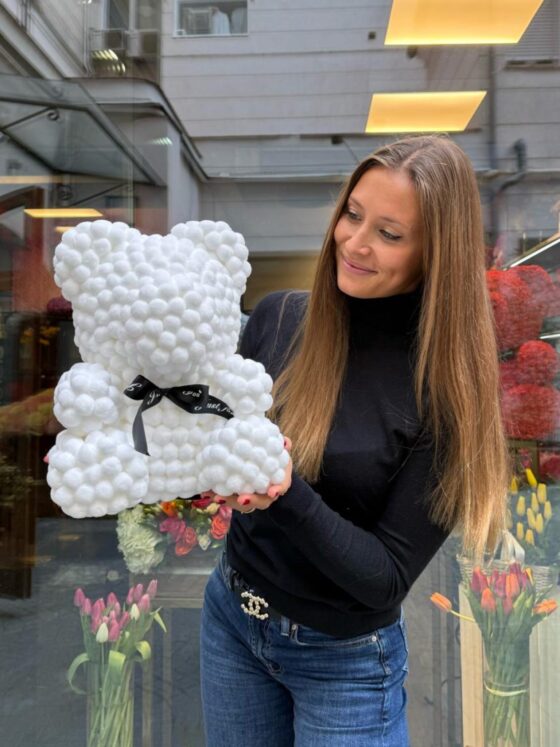 White Cotton Teddy