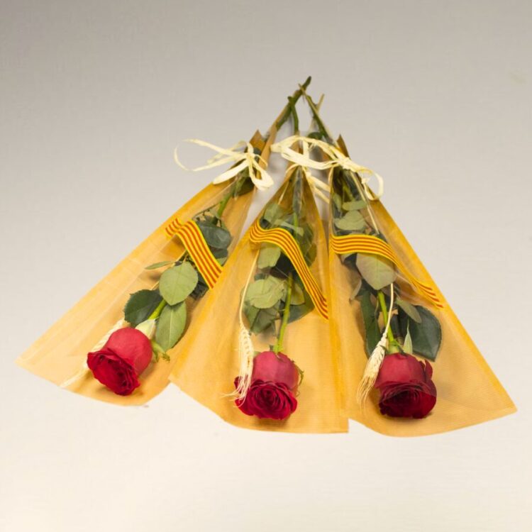Pack de 3 Rosas Sant Jordi
