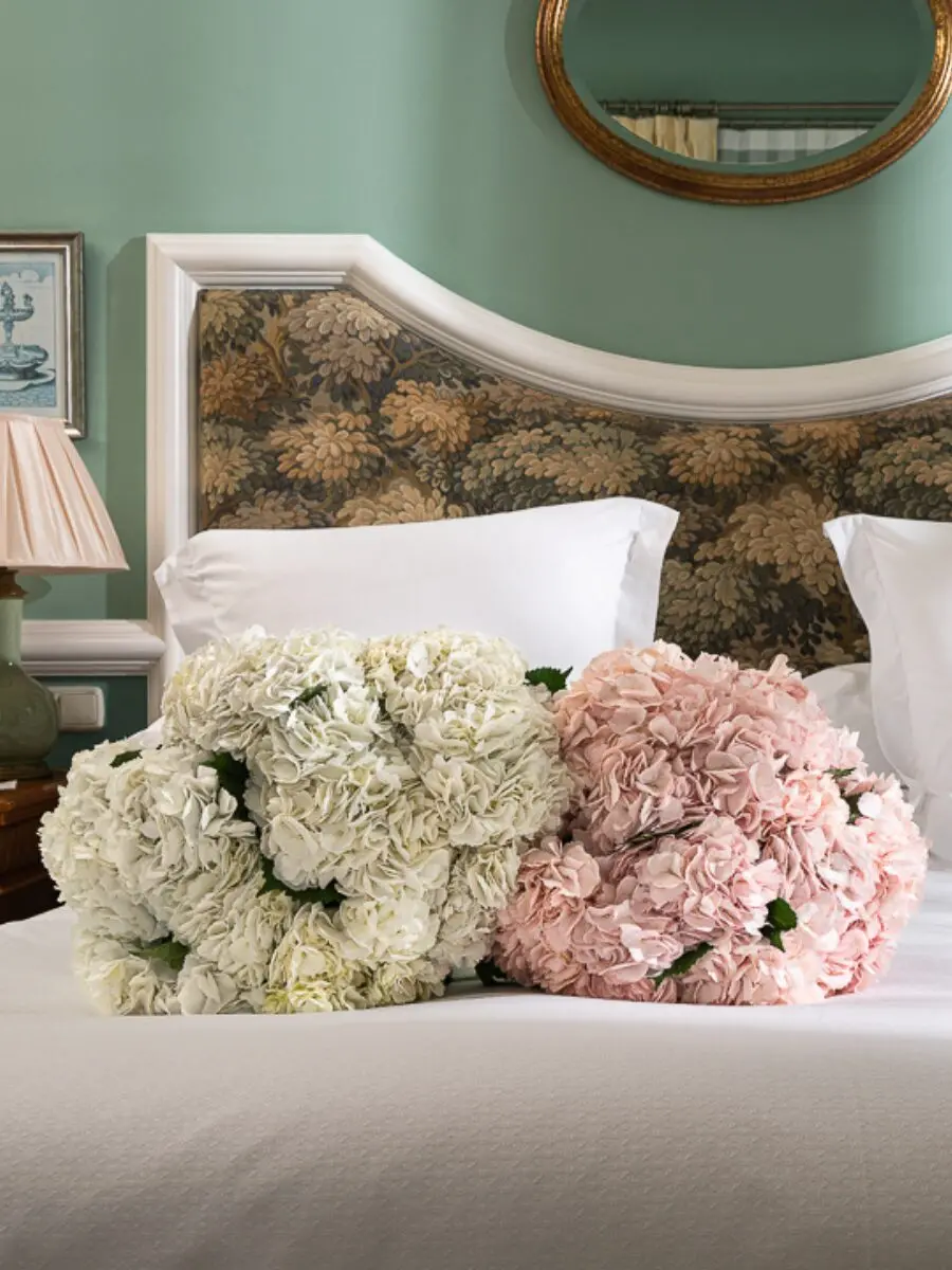 Bouquet of 10 Pink Hydrangeas - Image 2