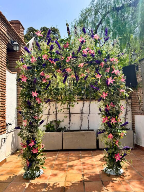 Arco de flores