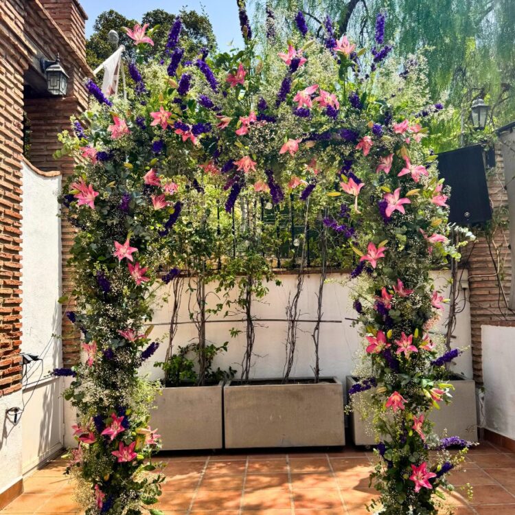 Arco de flores