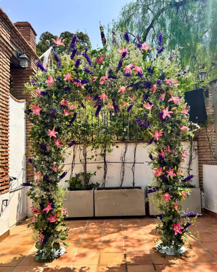 Arco de flores