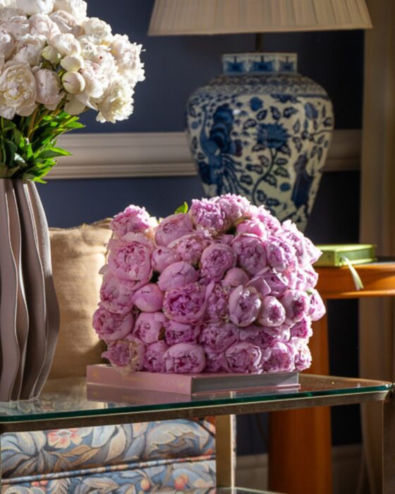 50 Peonias Rosas