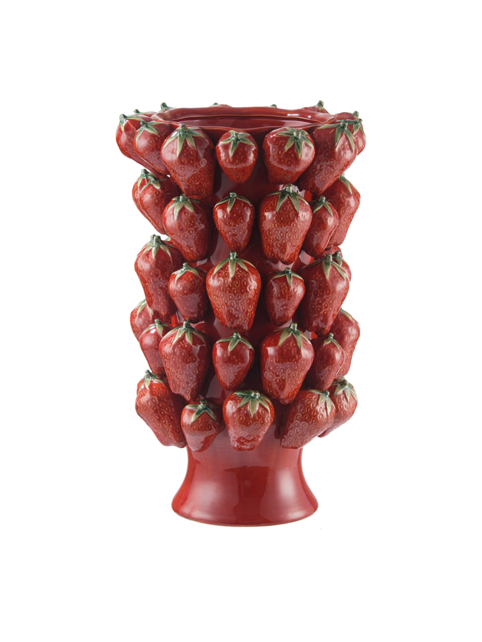 Red Fragola Vase – Sculptural