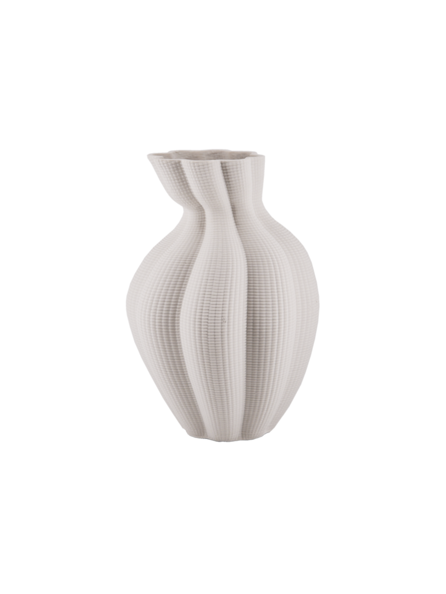 Jarrón Ondas Blancas Pequeño - Imagen 3