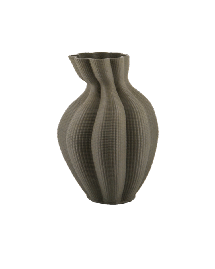 Jarrón Élan Verde Oliva Pequeño