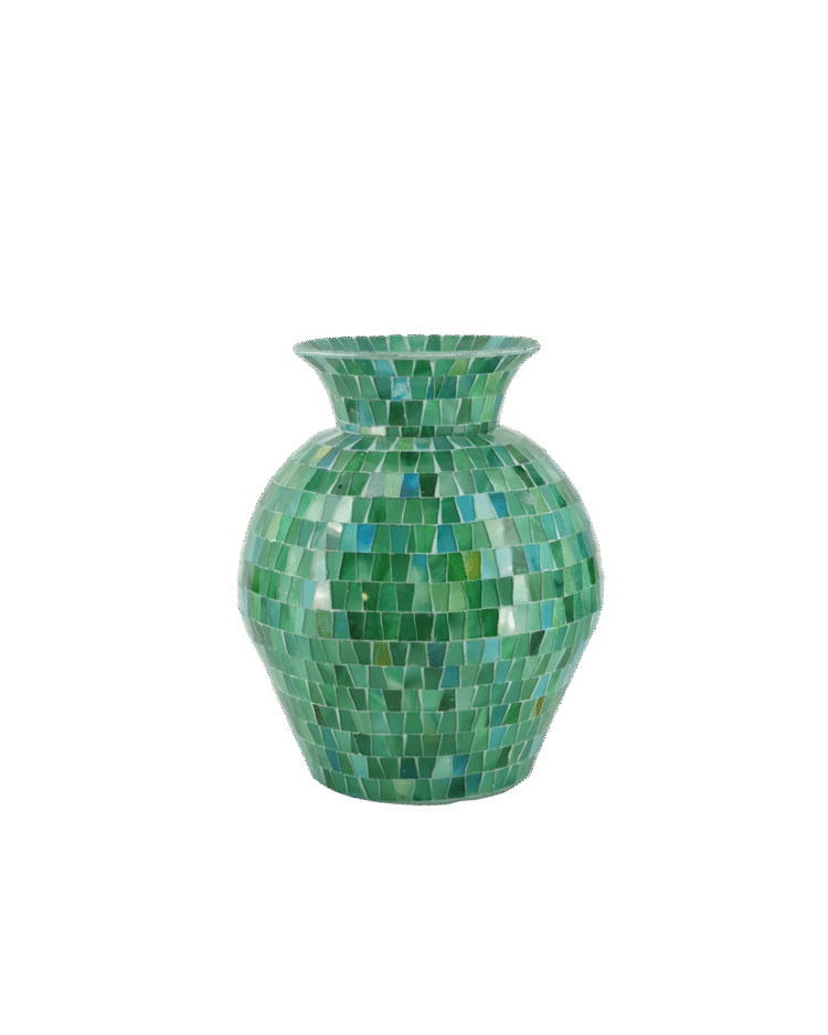 Jarrón Jade Mosaic