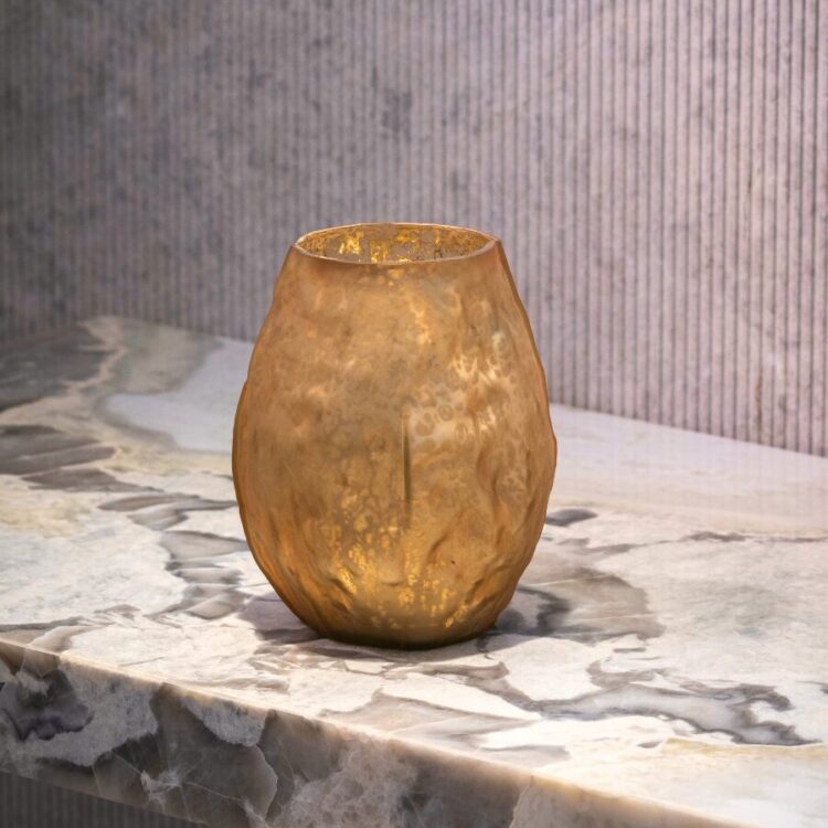 Jarrón Materico Champagne