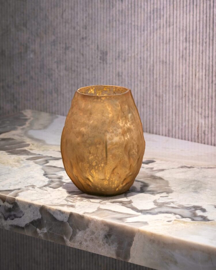 Jarrón Materico Champagne