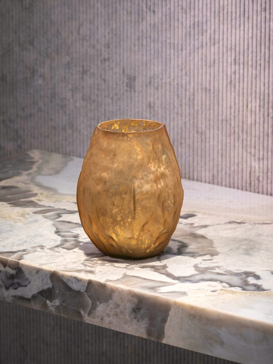 Jarrón Materico Champagne