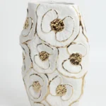 Golden Lily Vase (8,5 × 8,5 × 30,5 cm) +€50,00