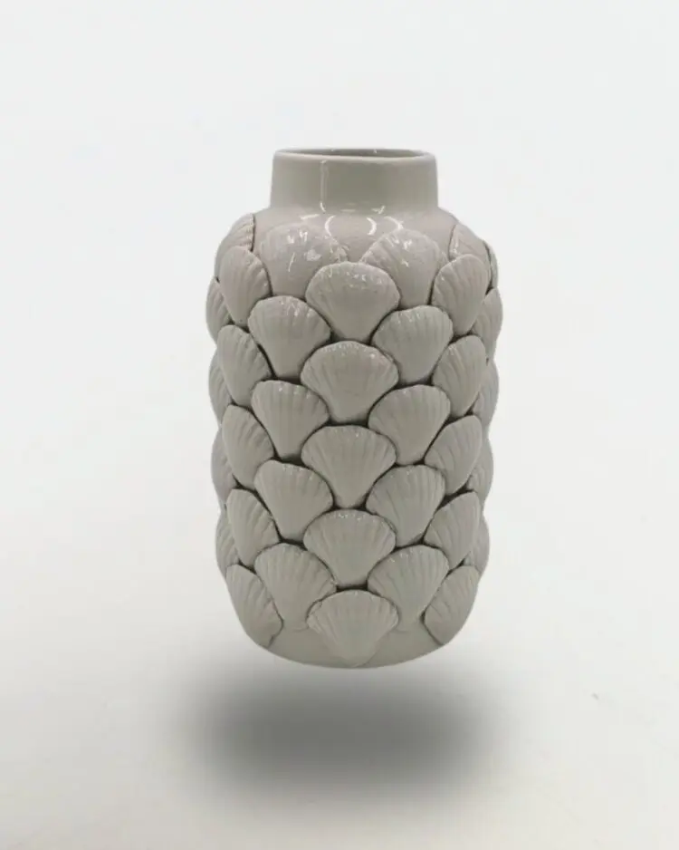 Ivory Scale Vase