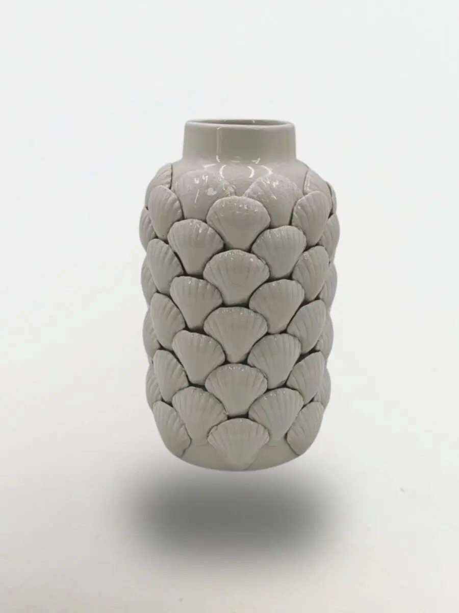 Ivory Scale Vase