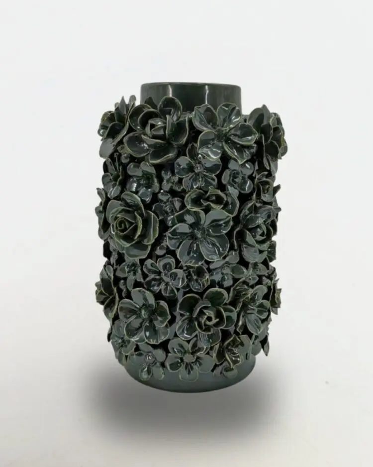 Midnight Garden Vase