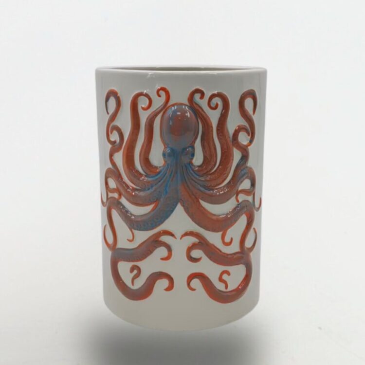 Jarrón Octavia Coral