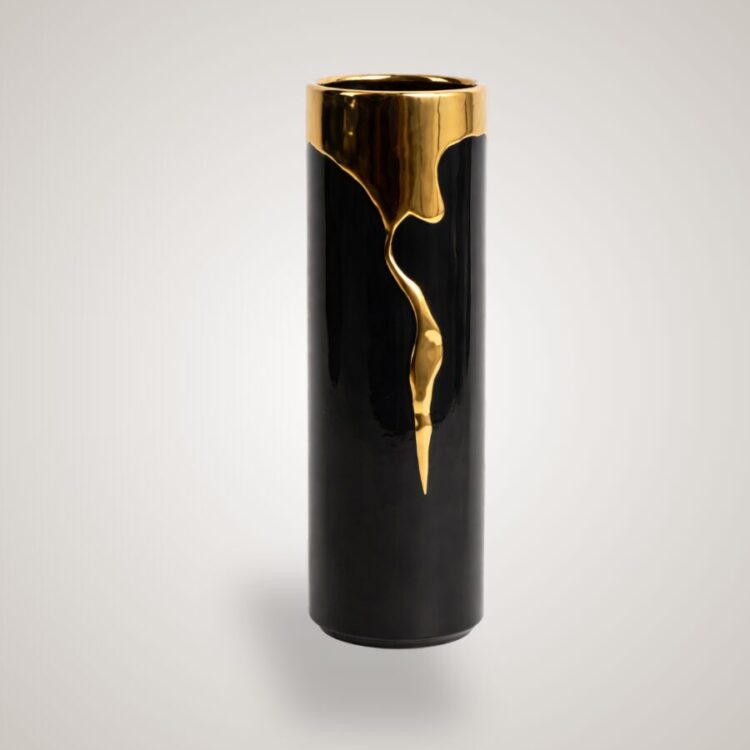 Jarrón Ébano Doré