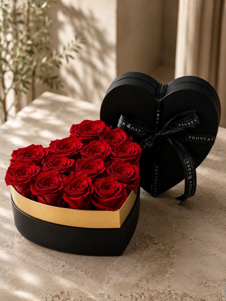 Sweet Heart Box en Rosas Preservadas