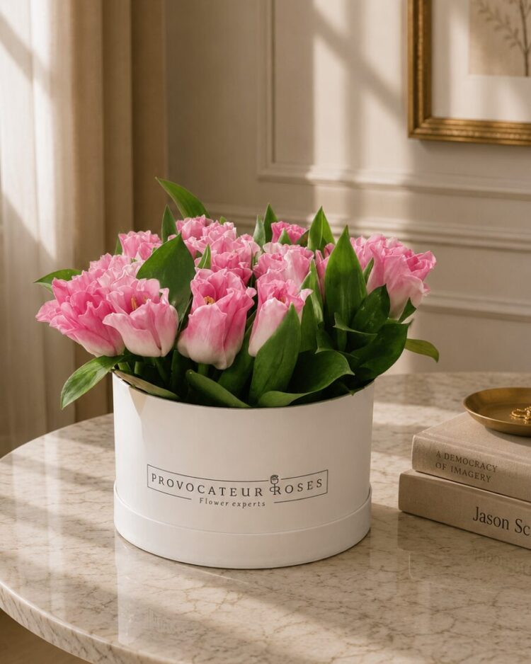 Caja de tulipanes Daisy