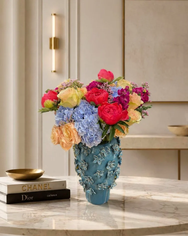 Bridgerton Bouquet with Vase