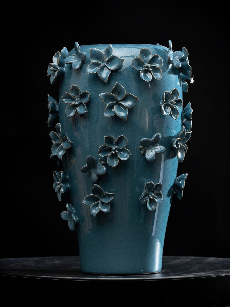 Jarrón Blossom - Azul