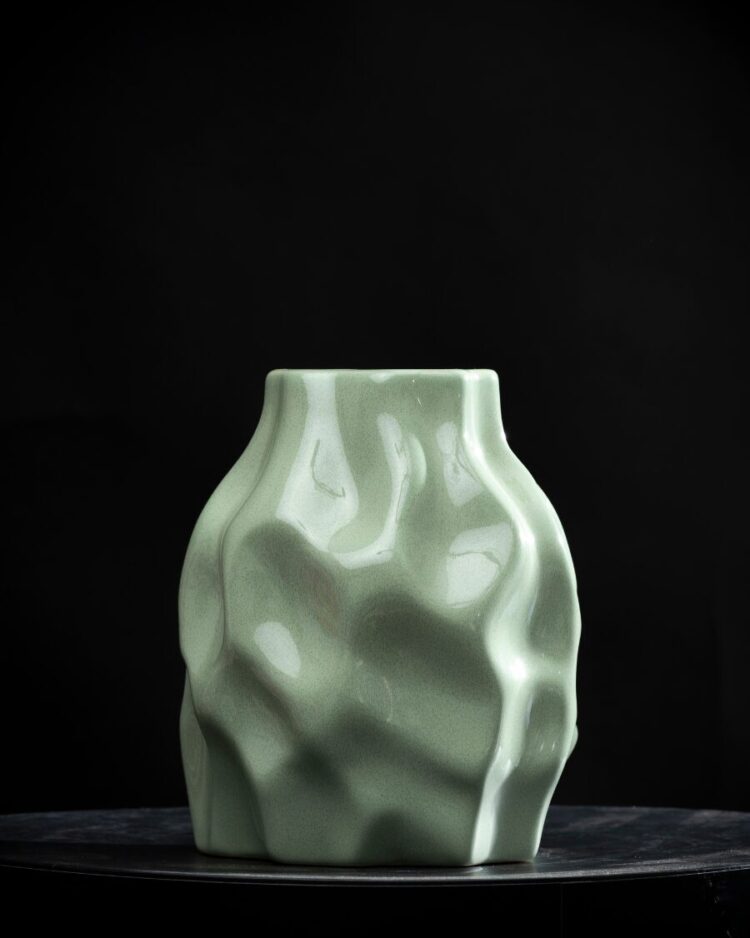 Jarrón Sculpt - Verde