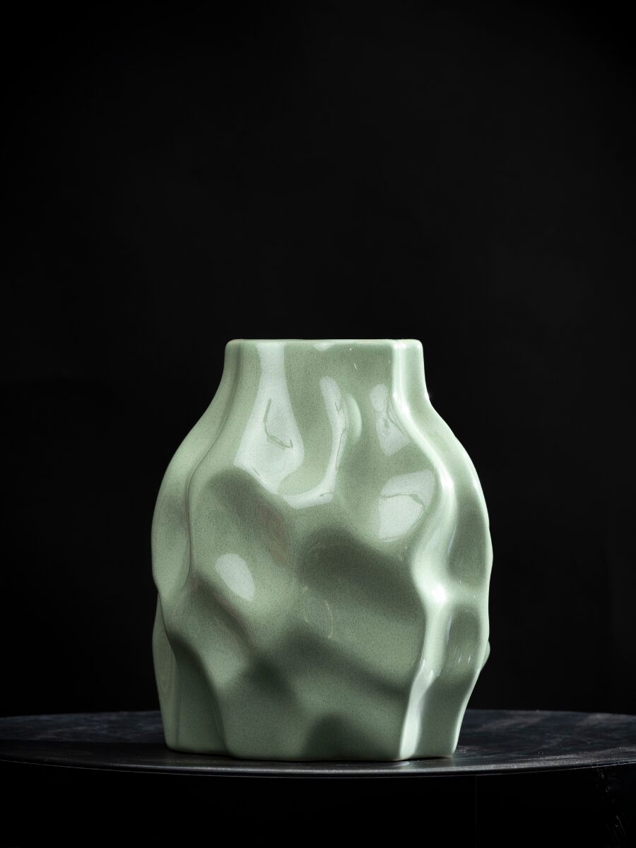 Jarrón Sculpt - Verde