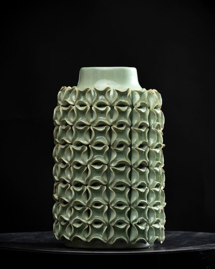Jarrón Mint Geometry
